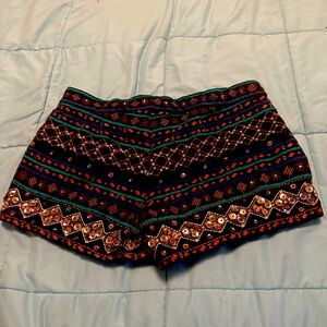 Bejeweled fancy “hot pants” never worn
